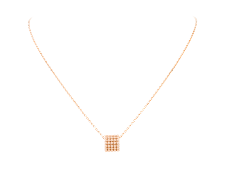 Perlee Pendent 5 Rows Pink Gold