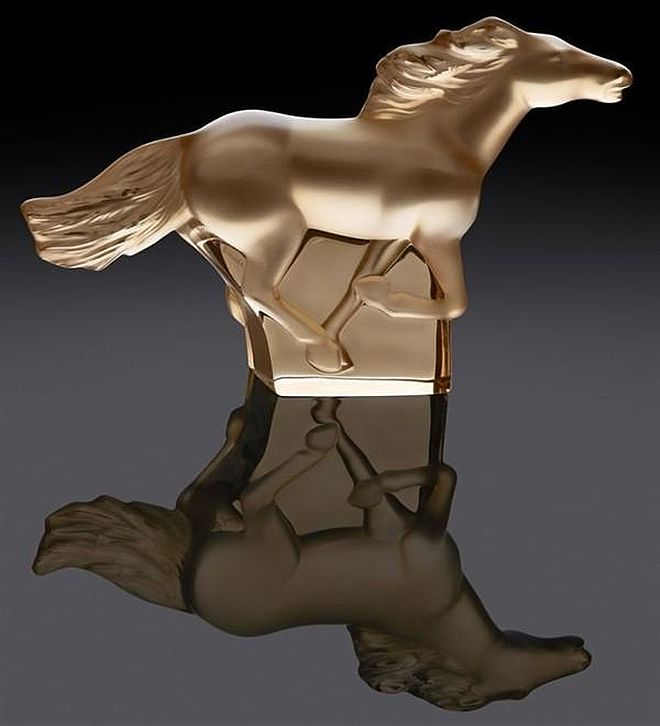 Kryształowe konie od Lalique